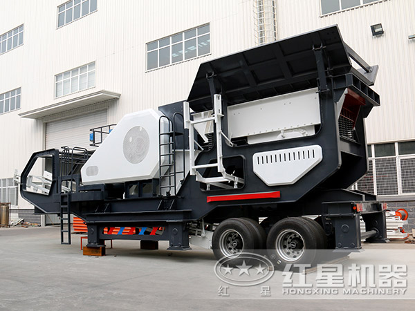 新型汽車載移動破石子機 新型汽車載移動破石子機