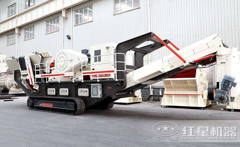 建筑垃圾履帶移動破碎站 建筑垃圾履帶移動破碎站