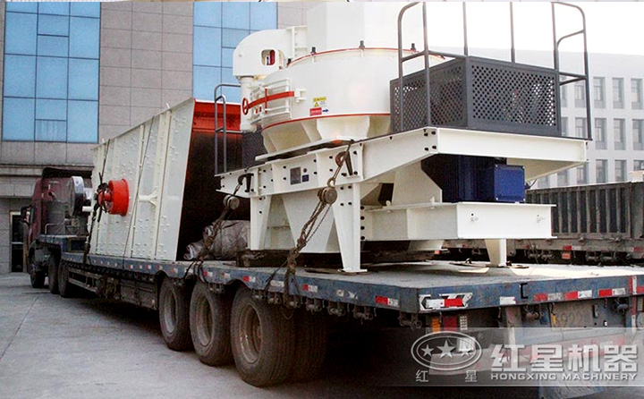 HVI制砂機整裝待發(fā)貨,河南洛陽劉總請查收