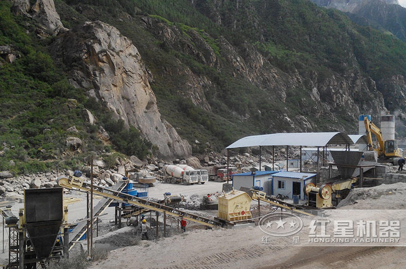 保守型固定機(jī)制砂生產(chǎn)線