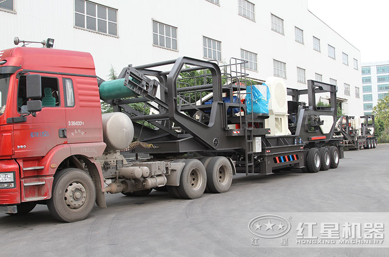 日產3000噸環(huán)保移動磕沙機發(fā)貨 日產3000噸環(huán)保移動磕沙機發(fā)貨