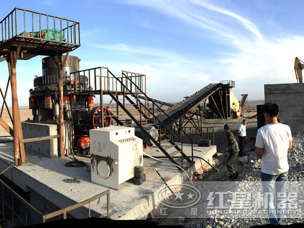 鋼渣圓錐破碎機(jī)作業(yè)現(xiàn)場(chǎng)圖 鋼渣圓錐破碎機(jī)作業(yè)現(xiàn)場(chǎng)圖