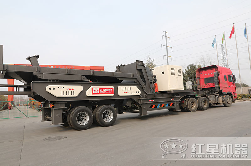 建筑垃圾移動破碎篩分機發(fā)貨 建筑垃圾移動破碎篩分機發(fā)貨