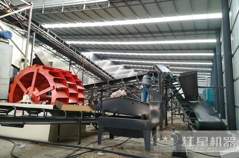 日產1000方洗沙機生產現場圖 日產1000方洗沙機生產現場圖