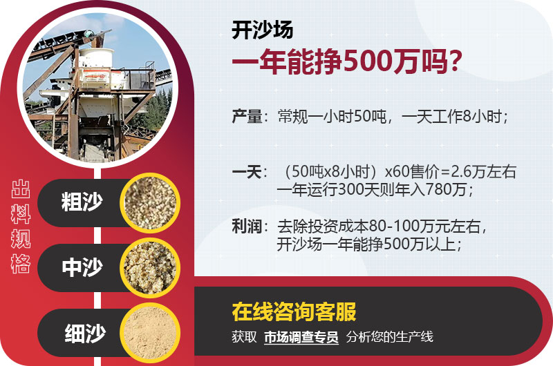 開沙場(chǎng)一年的利潤(rùn) 開沙場(chǎng)一年的利潤(rùn)