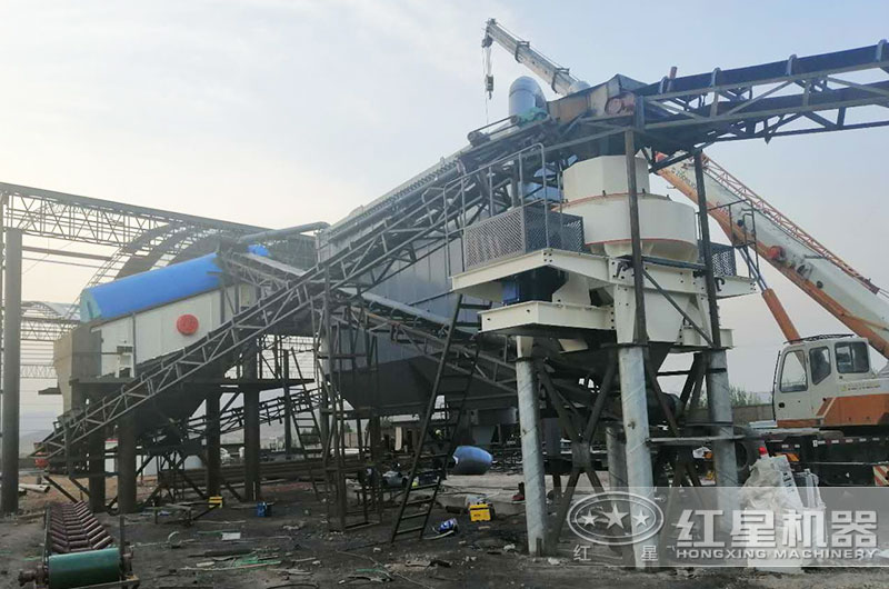 河北客戶花崗巖制砂生產線 河北客戶花崗巖制砂生產線