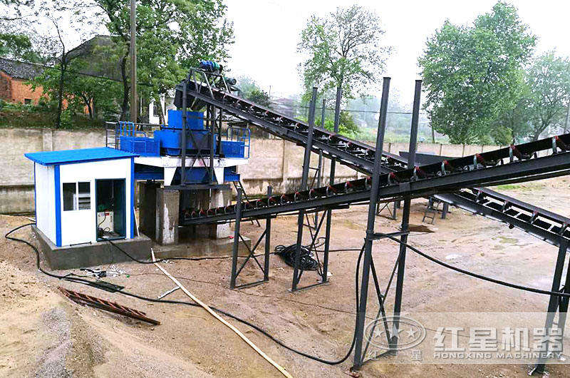 時產700噸石英砂巖制砂生產線 時產700噸石英砂巖制砂生產線
