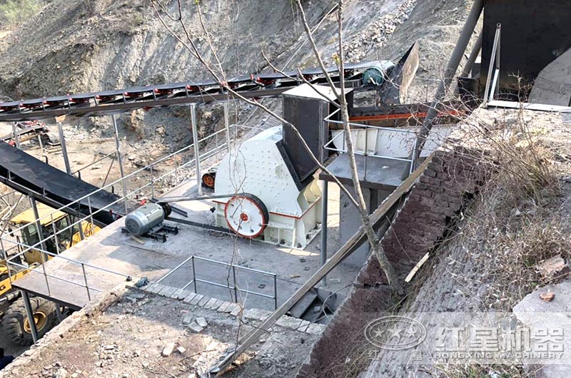 大型錘式破碎機工作現場圖片 大型錘式破碎機工作現場圖片