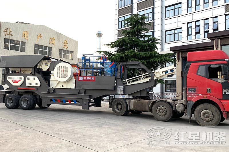 移動式建渣粉碎機設備 移動式建渣粉碎機設備