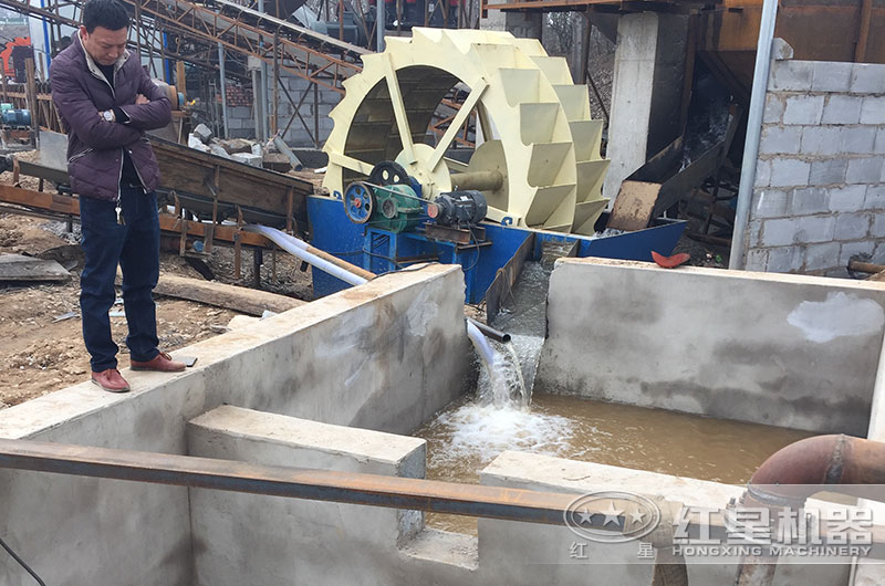 輪斗洗沙機可配備沉淀池 輪斗洗沙機可配備沉淀池