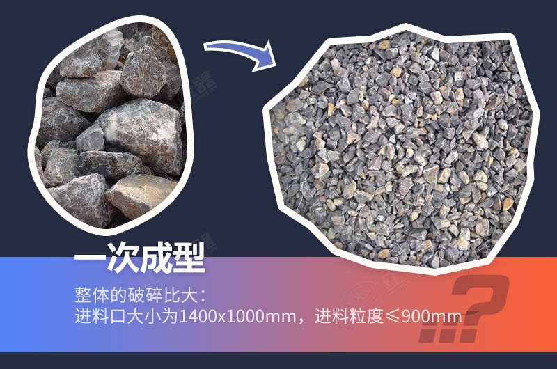 礦石錘式破碎機一次成型 礦石錘式破碎機一次成型